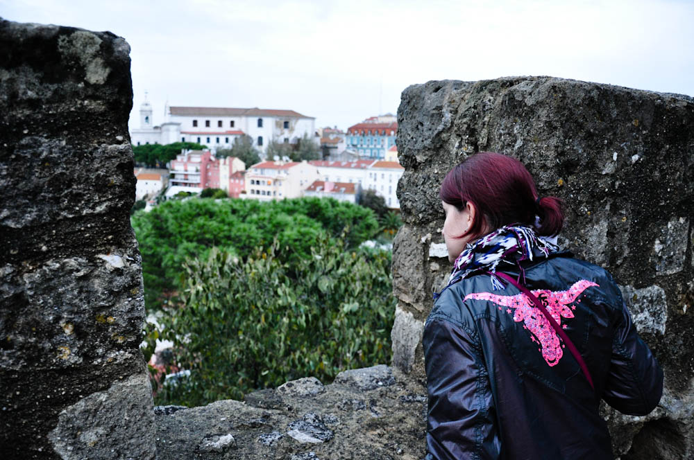 Looking at the city from Castelo Sao Jorge