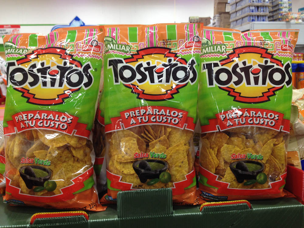 Packaged totopos. You can also get fresh ones everywhere and each restaurant tends to make their own.