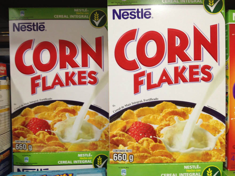 A good old classic: corn flakes