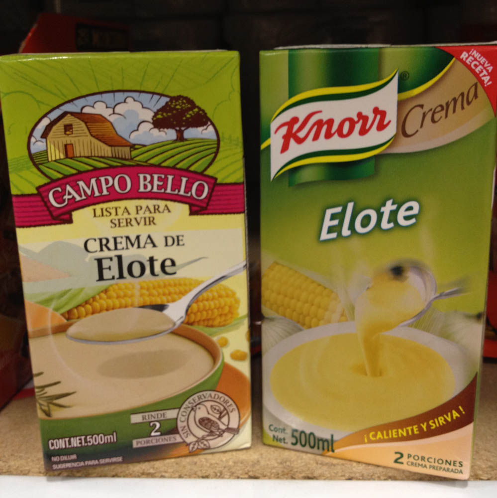 For starters... cream of corn soup!