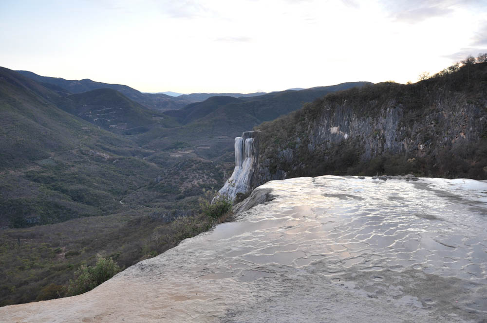 Petrified cascades of Hirve el Agua, Oaxaca