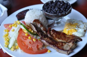 Casados: typical food in Costa Rica