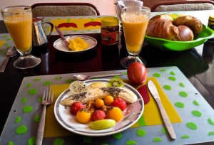 Breakfast in Ecuador