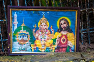 Multireligion painting