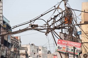 Electrical cables maze in India
