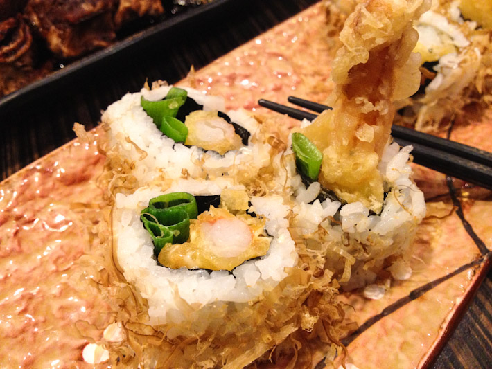 Ebi tempura crispy rolls