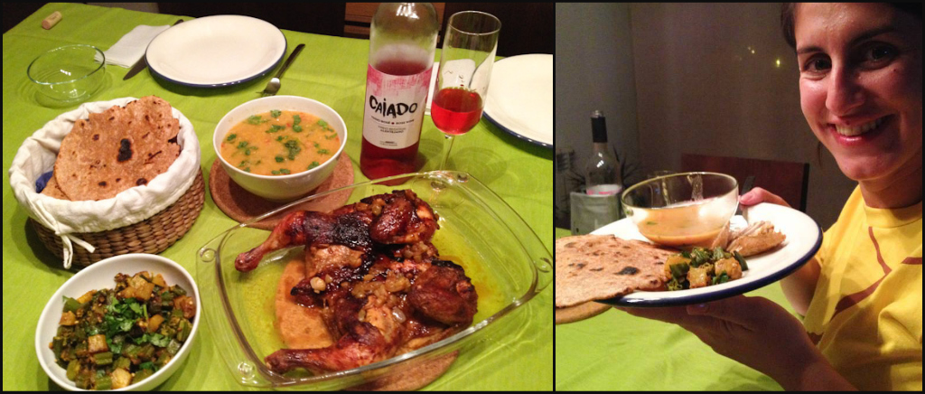 Pairing Indian food with Portuguese rose wine... IT WORKS! :D
