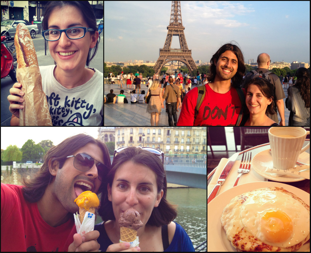 The Parisian life-style, that involves freshly baked baguette, croque madame & cafe creme... and strolls by the Siene and the Eiffel Tower, best enjoyed with ice-cream!..