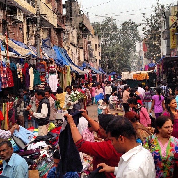 Sarojni Market in Delhi