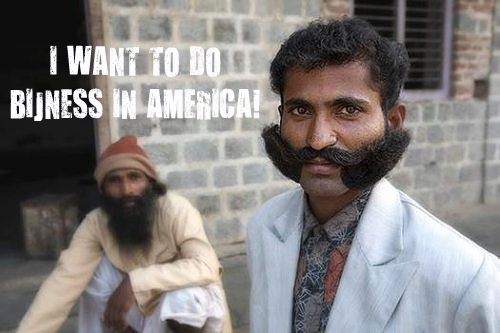 Indian businessman wants to go to America!