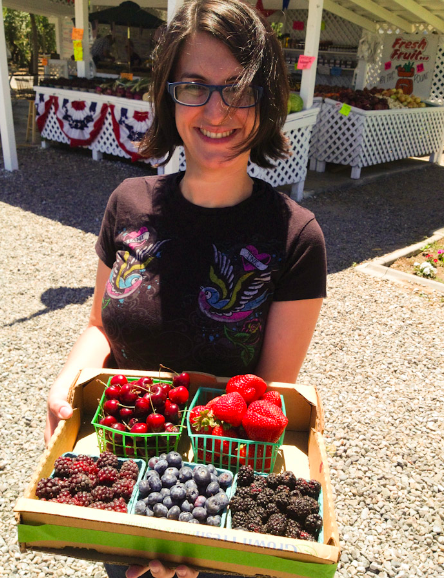 Mouthwatering berries at a farm in California!