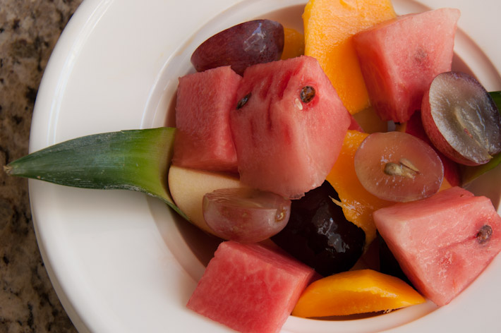 Fresh fruits to get started with breakfast