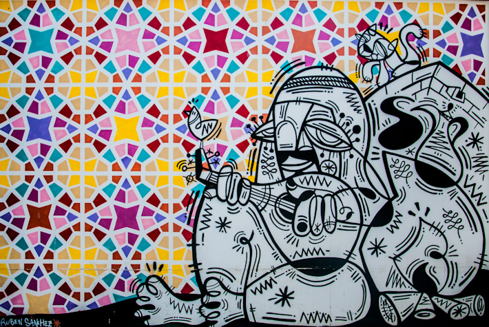 Graffiti in Bur Dubai, UAE