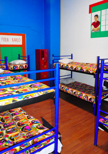 Dorm room at Hostal Amigo, Mexico City