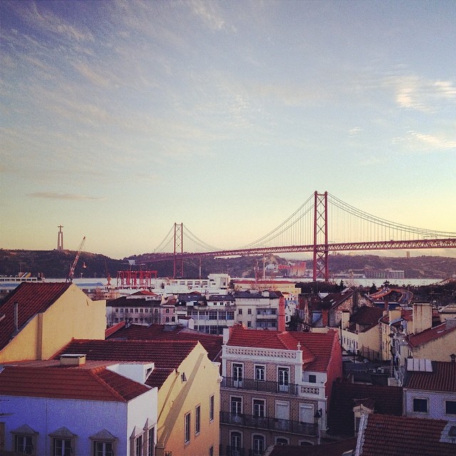 View from Miradouro Sao Pedro de Alcantara, Lisbon