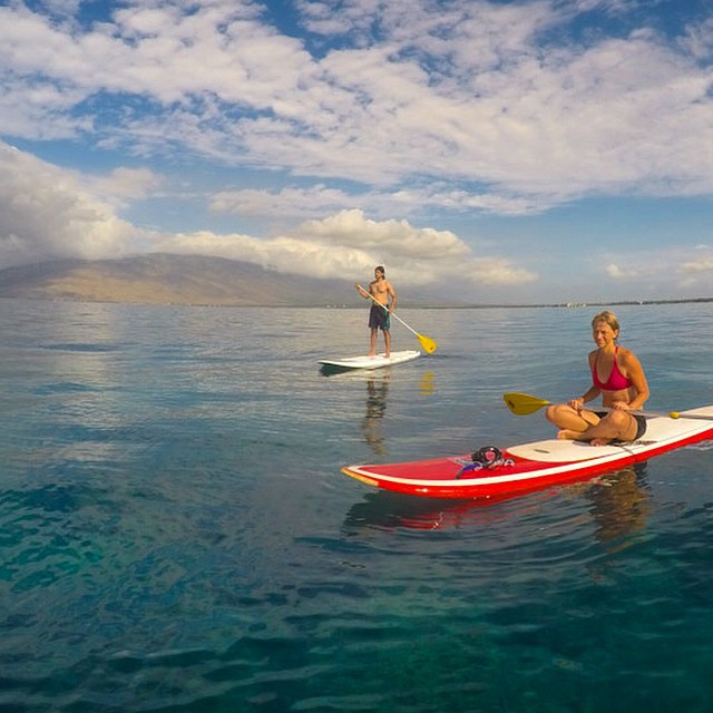Stand up paddle in Maui, Hawaii