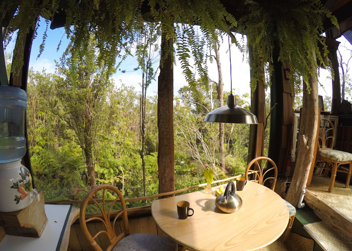 Treehouse dining area