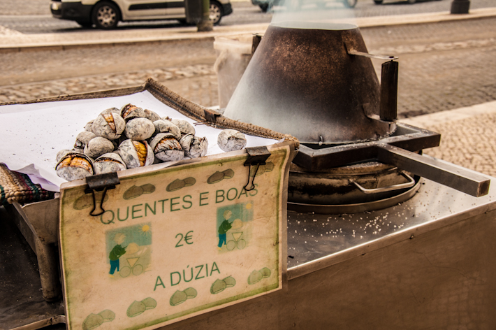 Roasted Chestnuts in Lisbon