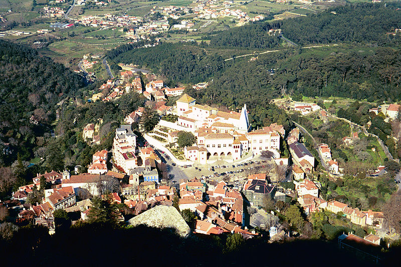 View of Sintra from the Castle of the Moors [photo by Chris Yunker]