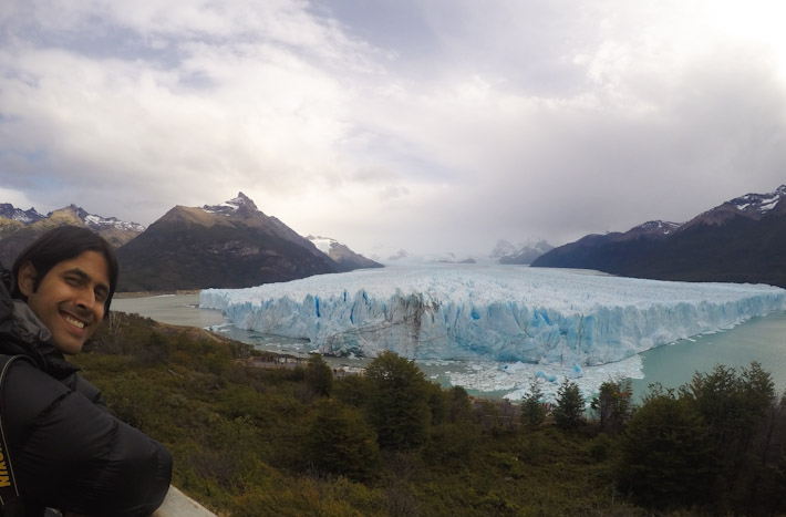 Ashray at Glaciar Perito Moreno, Argentina