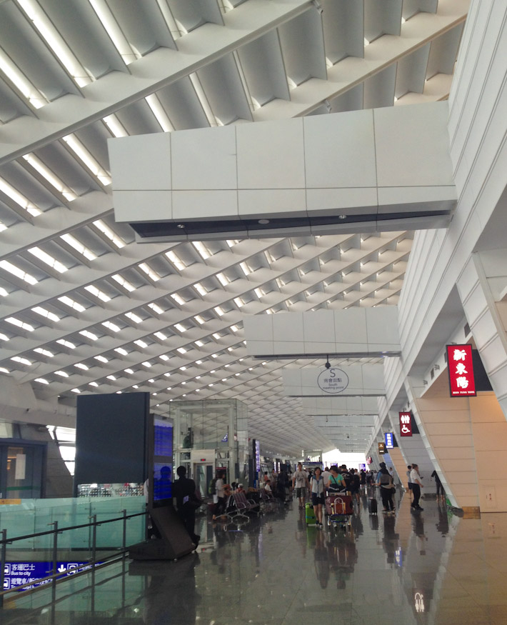 Arrivals at Taiwan Taoyuan International Airport