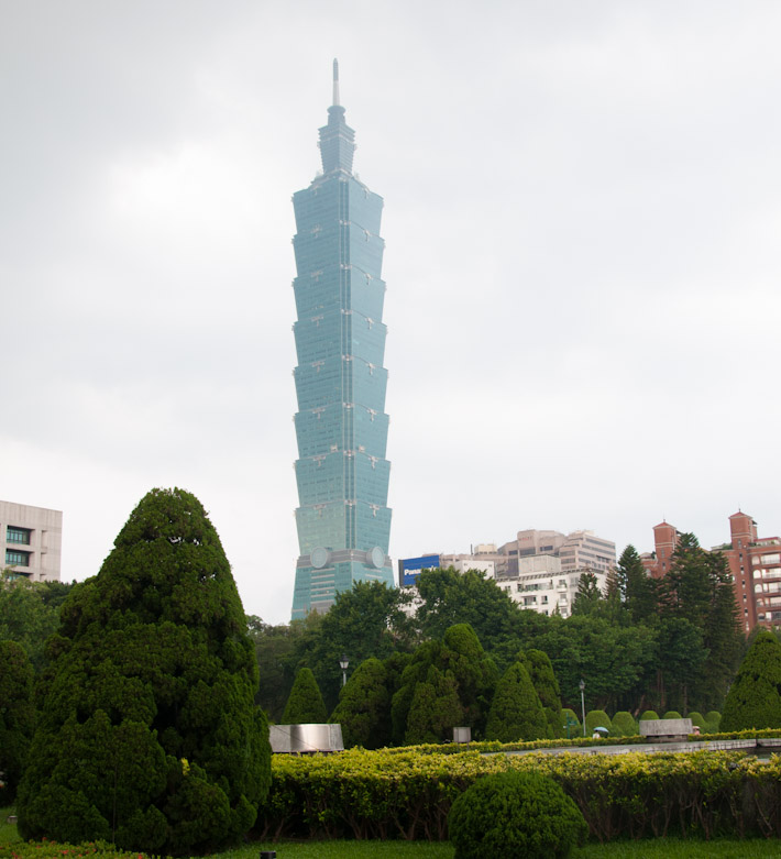 Taipei 101, the second tallest building in the world