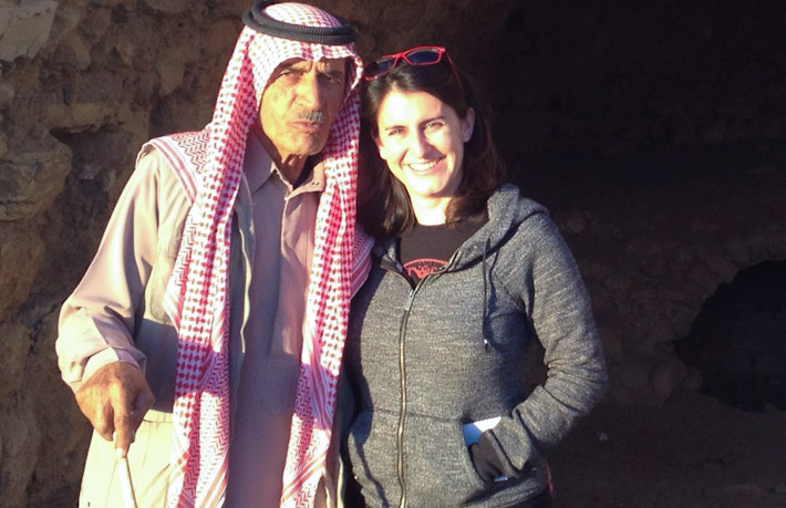 Making friends in Jordan