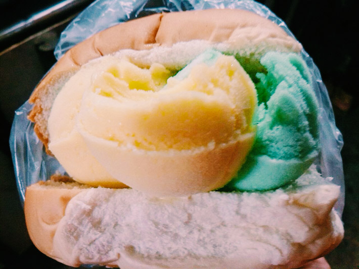 Filipino ice-cream sandwich