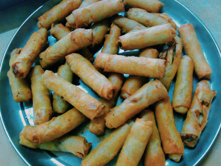 Spring rolls in the Philippines are known as Lumpiang Shanghai