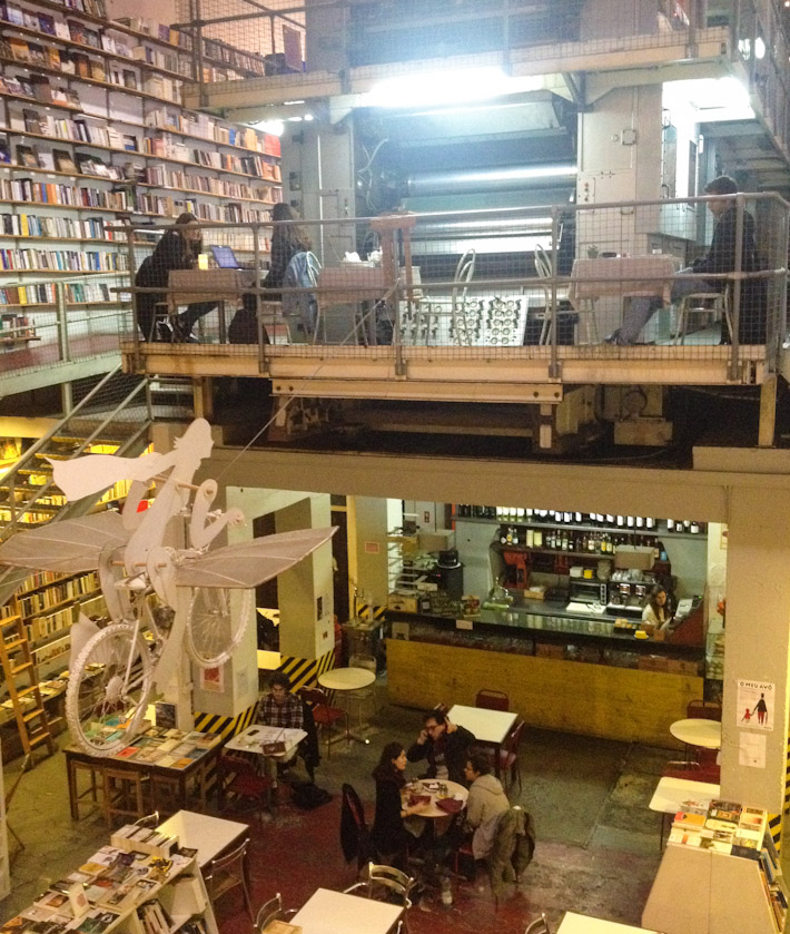 Ler Devagar book shop at LX Factory