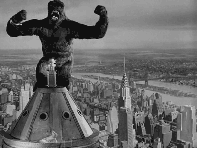 King Kong... the poor thing just wants to be loved!