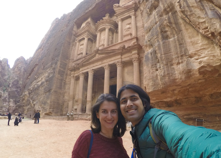 Enjoying the Ancient City of Petra, while feeling absolutely safe!