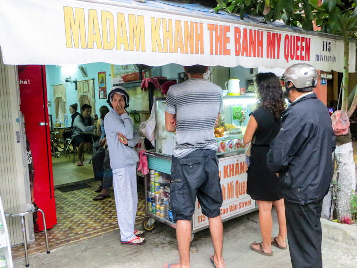 The storefront of Madam Khanh’s