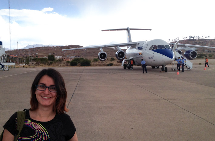 Traveling by plane in Bolivia