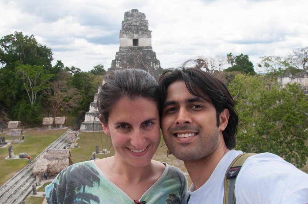 A&Z visiting the ancient ruins of Tikal, the cradle of the Mayan Civilization