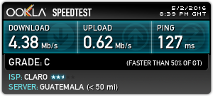 Speed test at The Bagel Barn
