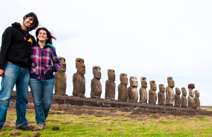 Backpacking in Easter Island