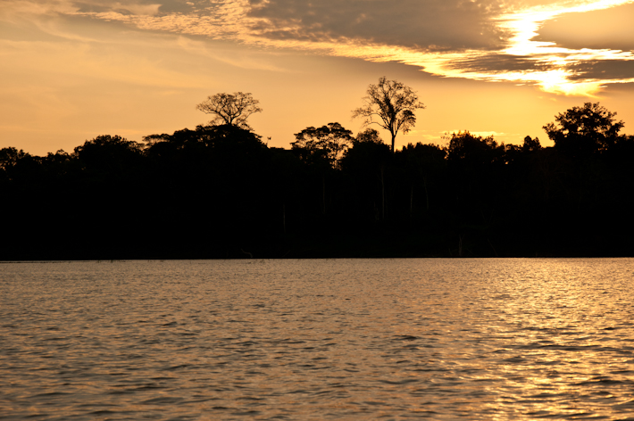 Sunset from the Amazon River