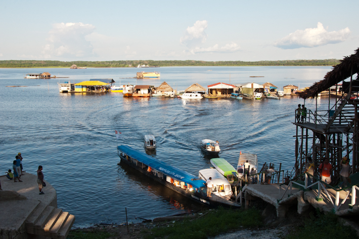 Amazon river in Iquitos