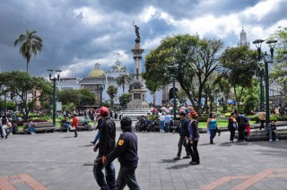 Plaza de Armas Quito, Ecuador