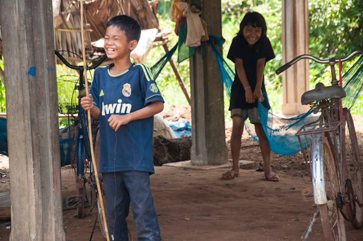 Smiley kids in Cambodia