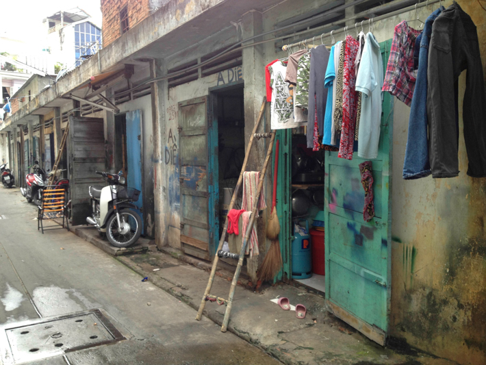 Quaint streets in Ho Chi Minh City