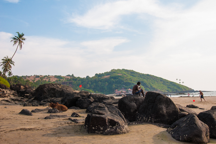 Idyllic Vagator Beach in Goa