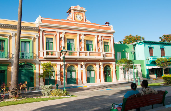Town of Juana Diaz in Puerto Rico