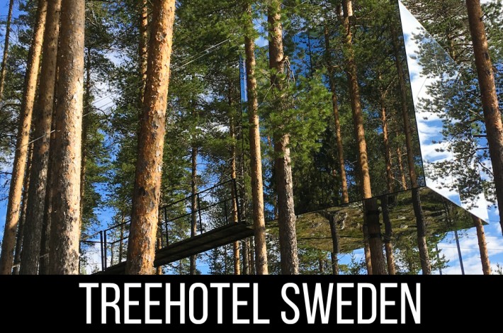 Treehotel Sweden - review of The Mirror Cube and Brittas Pensionat