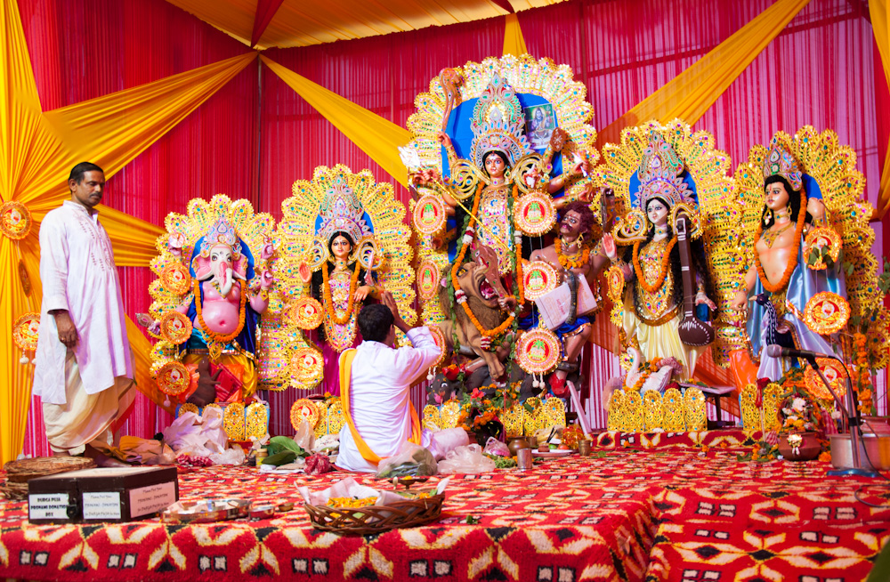 Durga Puja celebrations in India