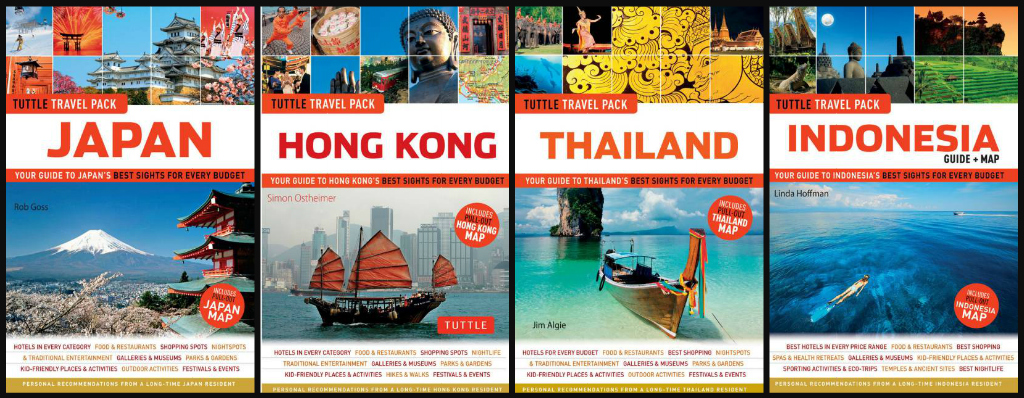 Books from the Tuttle Travel Pack collection