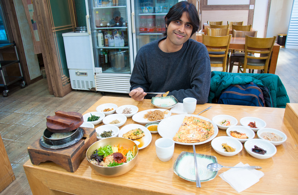 A table covered in Banchan is a happy table!